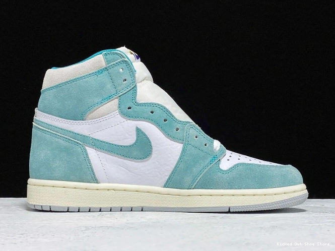 Kicked Out Shoe Store Jordan Turbo 555088-311 Retro Air Green 1 High OG 0812